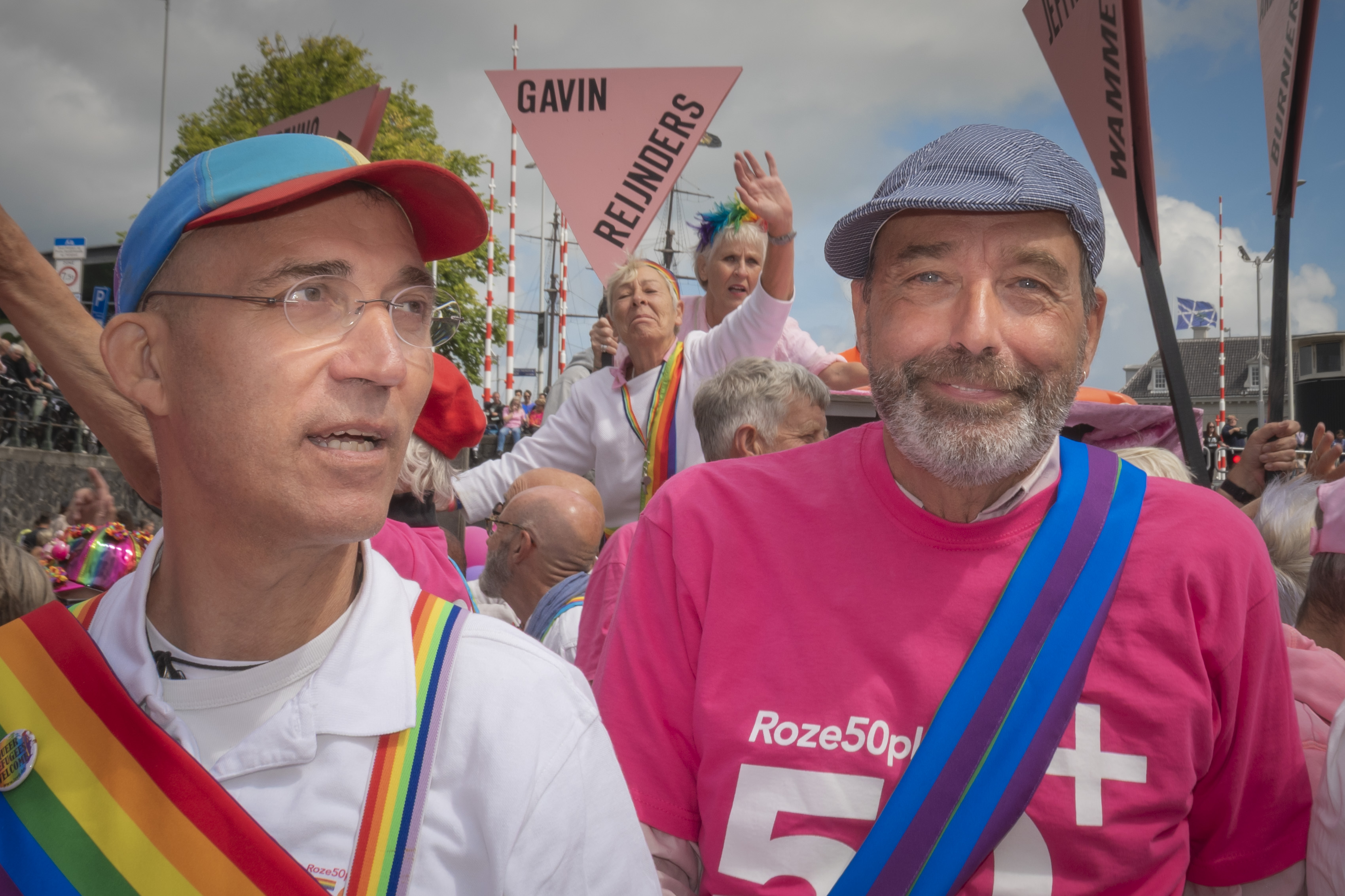 Arno Schouten (links) en Ralph Klein Bussink